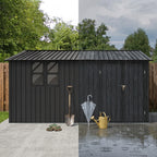 12x10 Ft Metal Garden Sheds Outdoor Storage Sheds