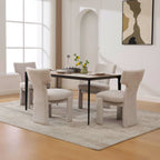Upholstered Chenille Dining Chair Set of 4