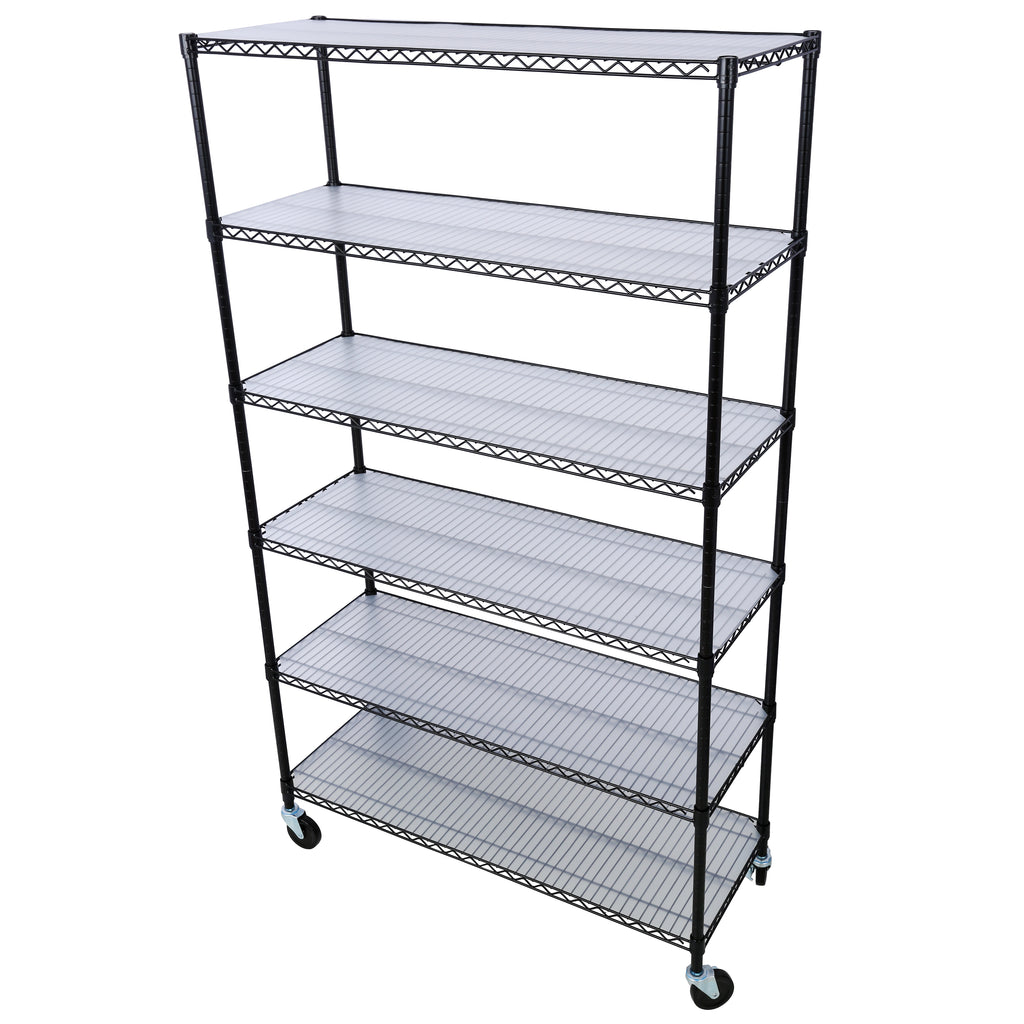 6 Tier 6000lbs Capacity NSF Metal Shelf Wire Shelving Unit