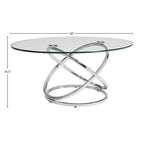 Modern Metal Cocktail Table Set