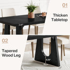 71" Farmhouse Dining Table