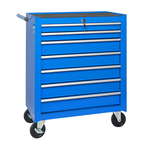 Rolling Tool Chest with 7-Drawer Tool Box - Blue