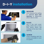 AC Register Vent Cover 10X10 inch - Box of 10