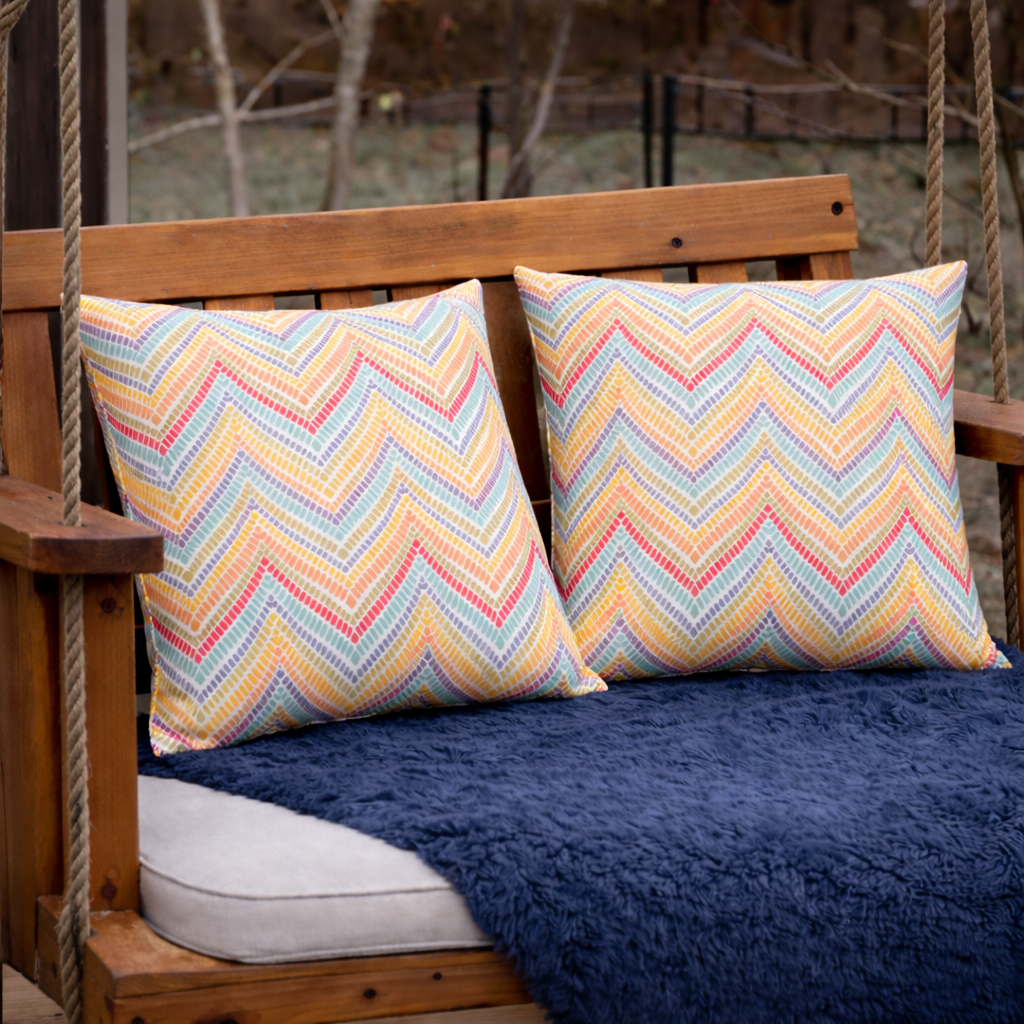 2 Pack Outdoor Throw Pillows