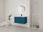 36" Wall Mounted Bathroom Vanity with Resin Sink