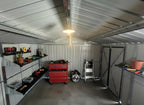 12x10 Ft Metal Garden Sheds Outdoor Storage Sheds