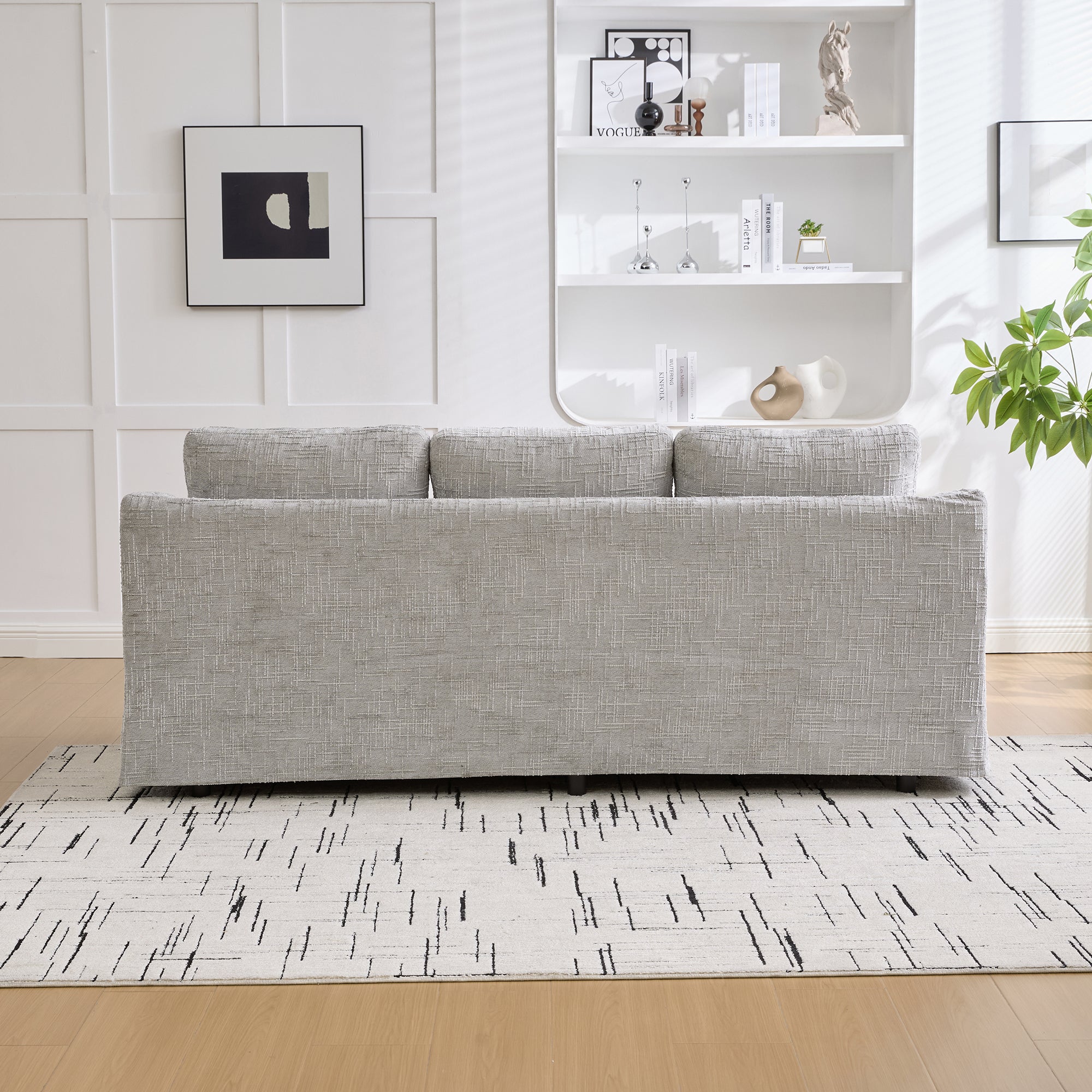 83.86" Wide Modern Casual Sofa