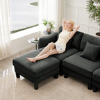 Ottoman Polyester-Dark