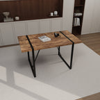 55" Modern Rural Industrial Dining Table