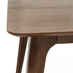 Mid-Century Modern Rubberwood Dining Table