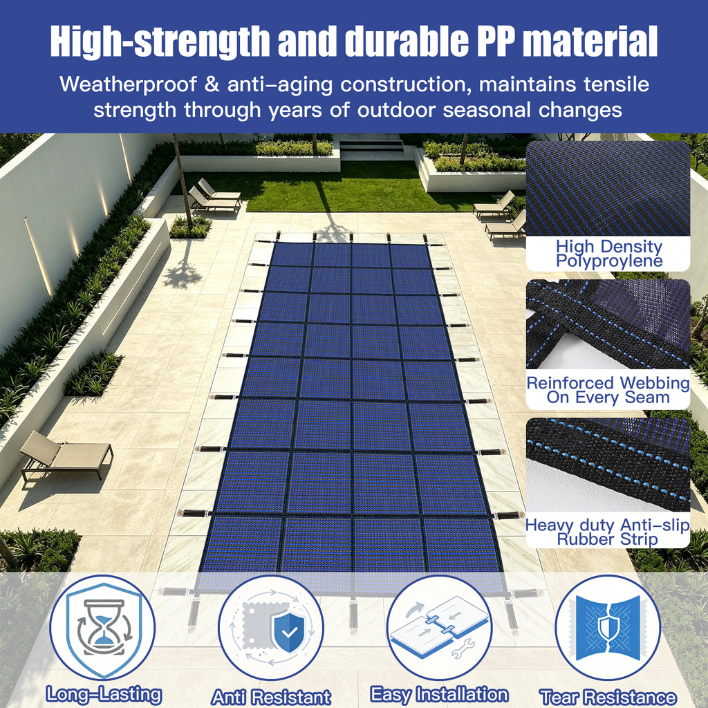 Inground Pool Safety Covers for Swimming Pools