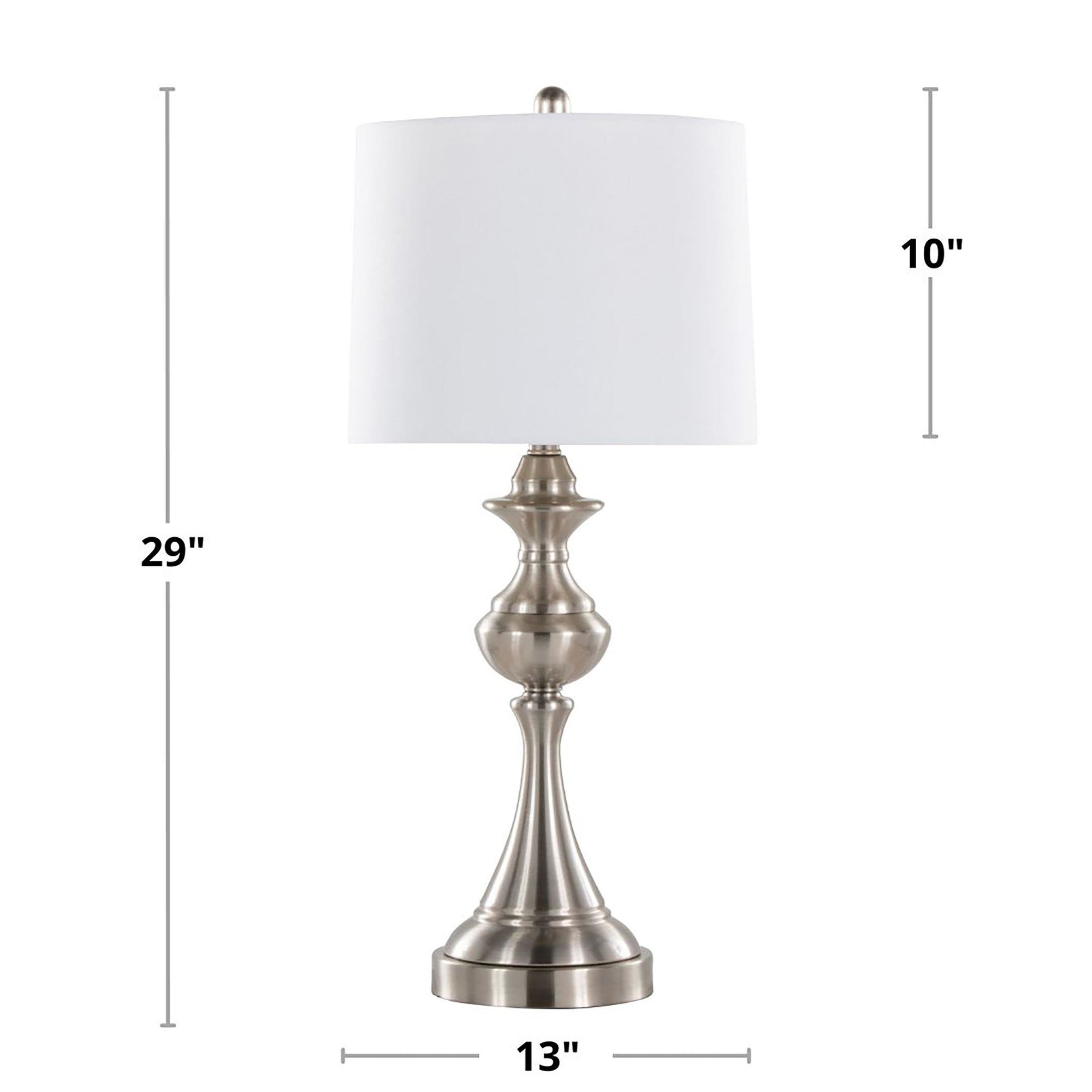 Montgomery 29" Contemporary Metal Table Lamp in Oil Rubbed Bronze