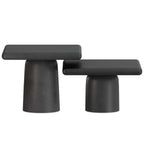 Zachary Cast Aluminum Coffee Table 2 Piece Set