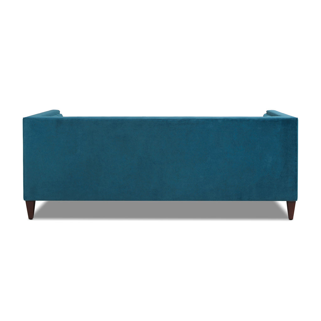 Jack 84" Modern Tuxedo Tufted Sofa, Satin