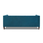 Jack 84" Modern Tuxedo Tufted Sofa, Satin