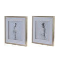 Ballet Dancer Art Prints Set of 2