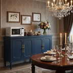58.9" Blue Buffet Cabinet