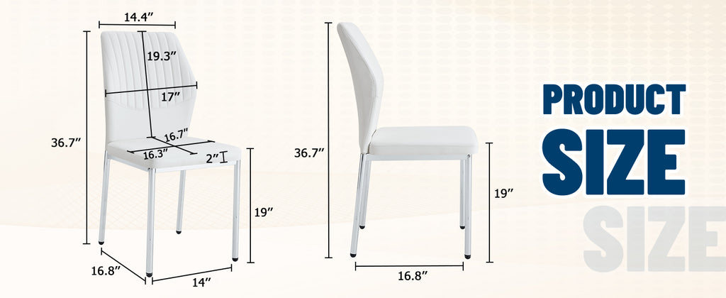 Luxury Simple Chair - Set of 6