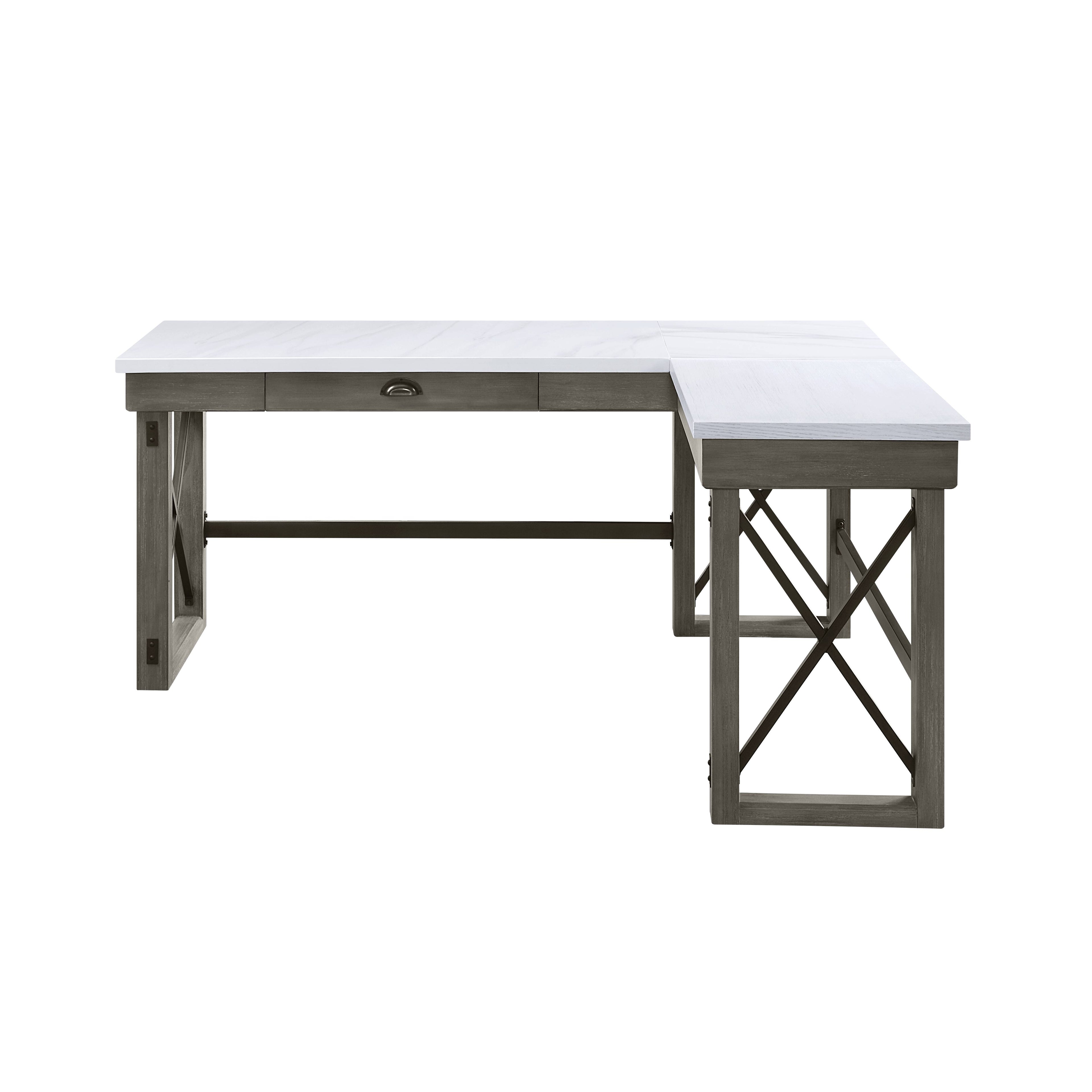 Talmar Marble Top Weathered Desk