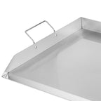 36x22 in Flat Top Griddle Stainless Steel Universal BBQ Grill Pan