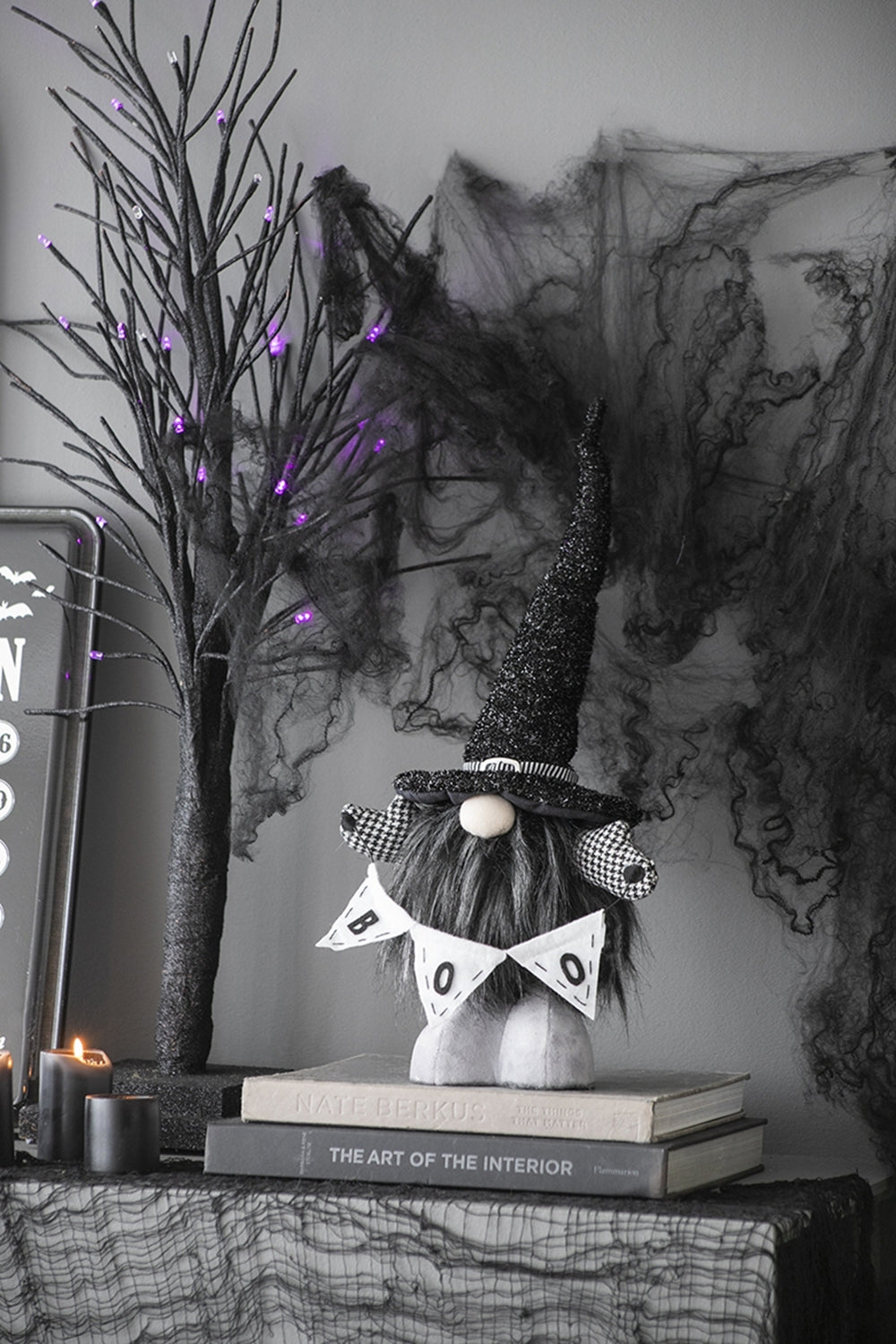 20" Halloween Boo Banner Gnome by Bruce