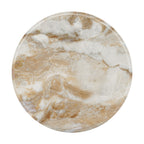 18.5-Inch Marble-Look Stool