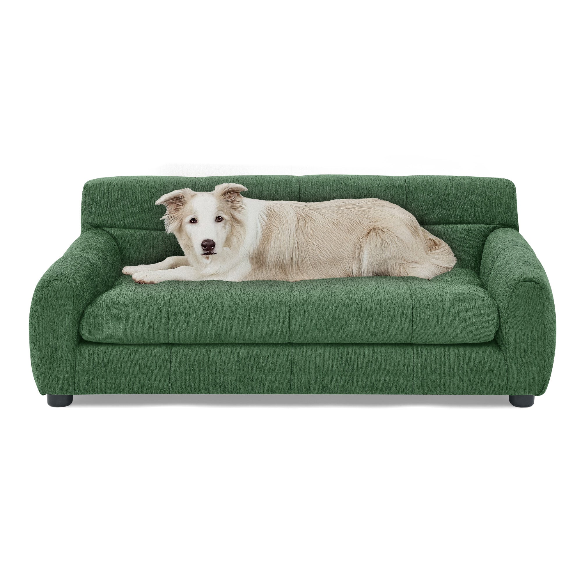 Soft and Comfortable Pet Sofa with Backrest and Armrests