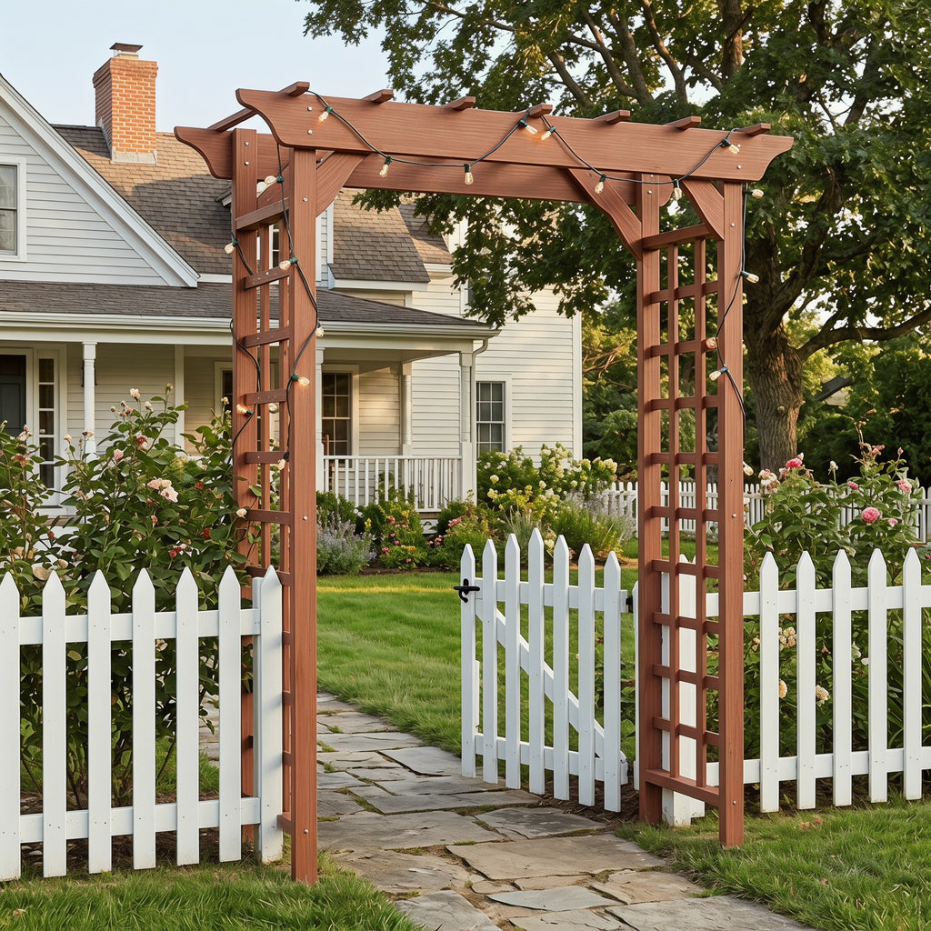 Wooden Arbor Wedding Arch for Ceremony