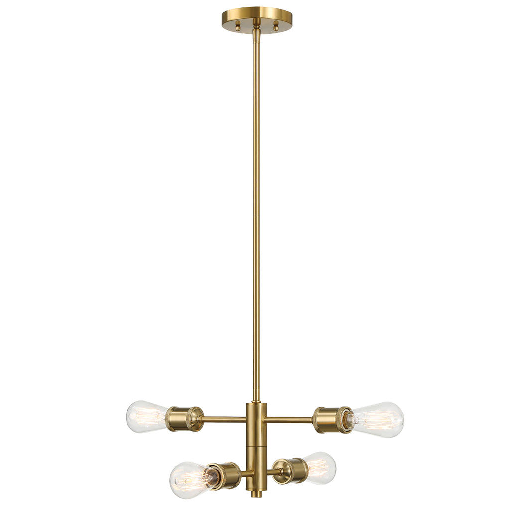 Trellis Four Lights Modern Chandelier
