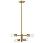 Trellis Four Lights Modern Chandelier