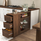 Kitchen Sideboard with Glass Sliding Doors