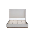 Hosford Upholstered Wingback Bed - Queen Size