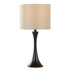 24" Contemporary Metal Table Lamp in Oil Rubbed Bronze