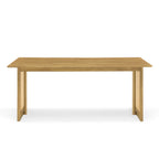 Natural Rubber Wood Dining Table