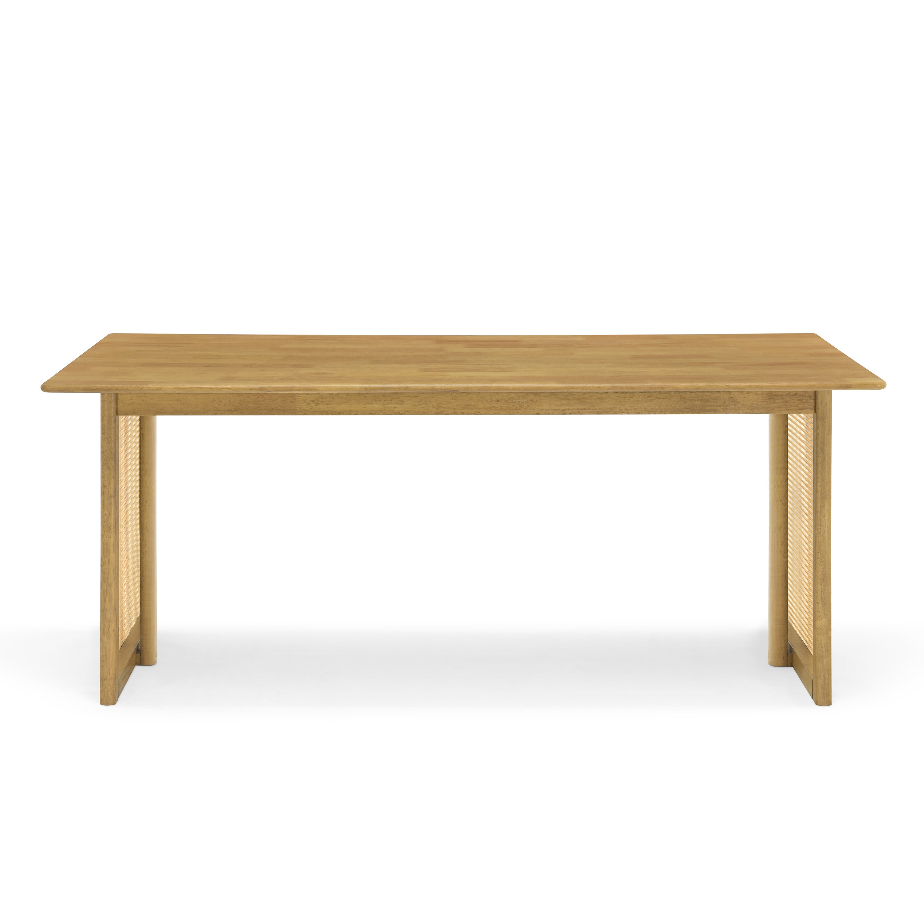 Natural Rubber Wood Dining Table
