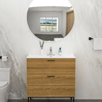 36"x18" White Rectangular Single Vanity Top
