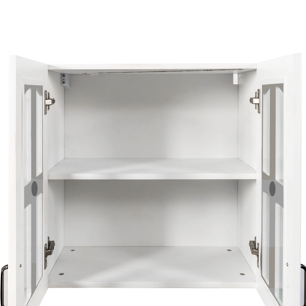 Wall Cabinet with Glass Doors