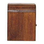 Solid Wood Darcy Nightstand with 1 Drawer and Open Shelf