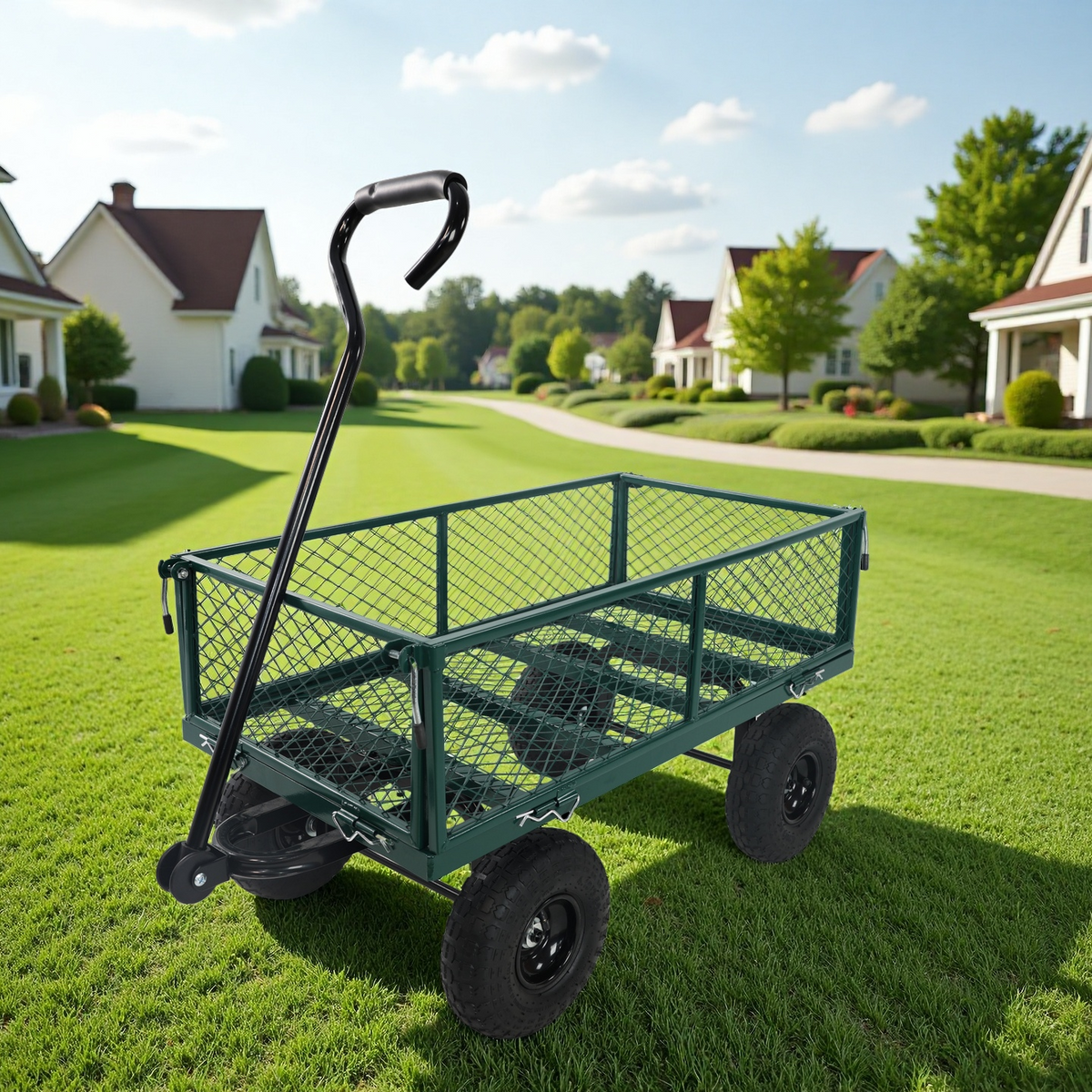 Wagon Cart Garden Cart – Green