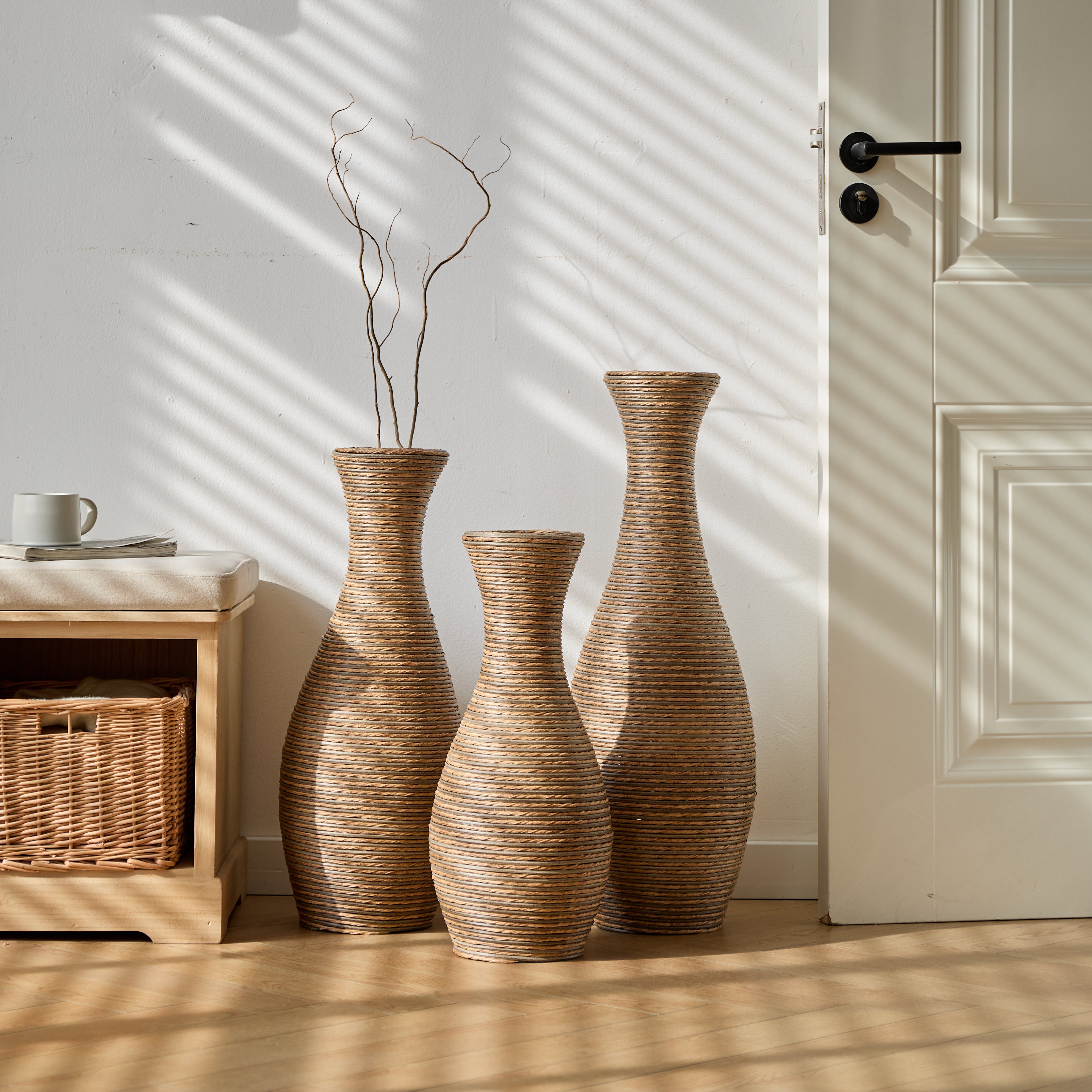 Elegant 3-Piece Vase Set