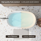 47" Acrylic Freestanding Bathtub