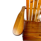 Outdoor or Indoor Wood Adirondack Chair - Foldable