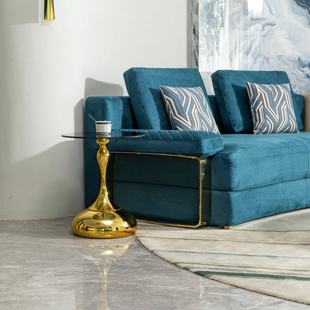 Small Round Side Table for Small Space