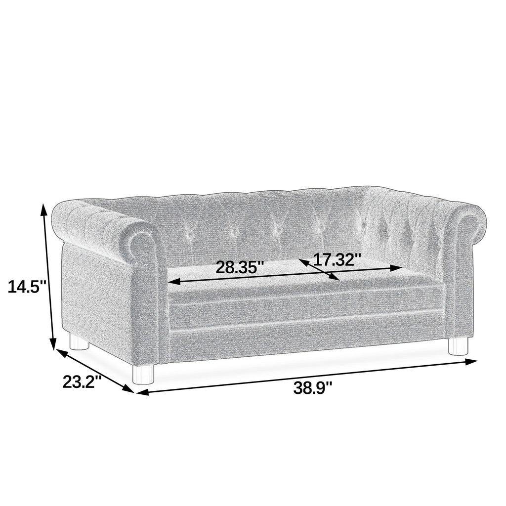 Elegant Rectangular Pet Bed for Small and Medium Dogs