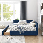 Full Size Storage Upholstered Tufted Bed Frame