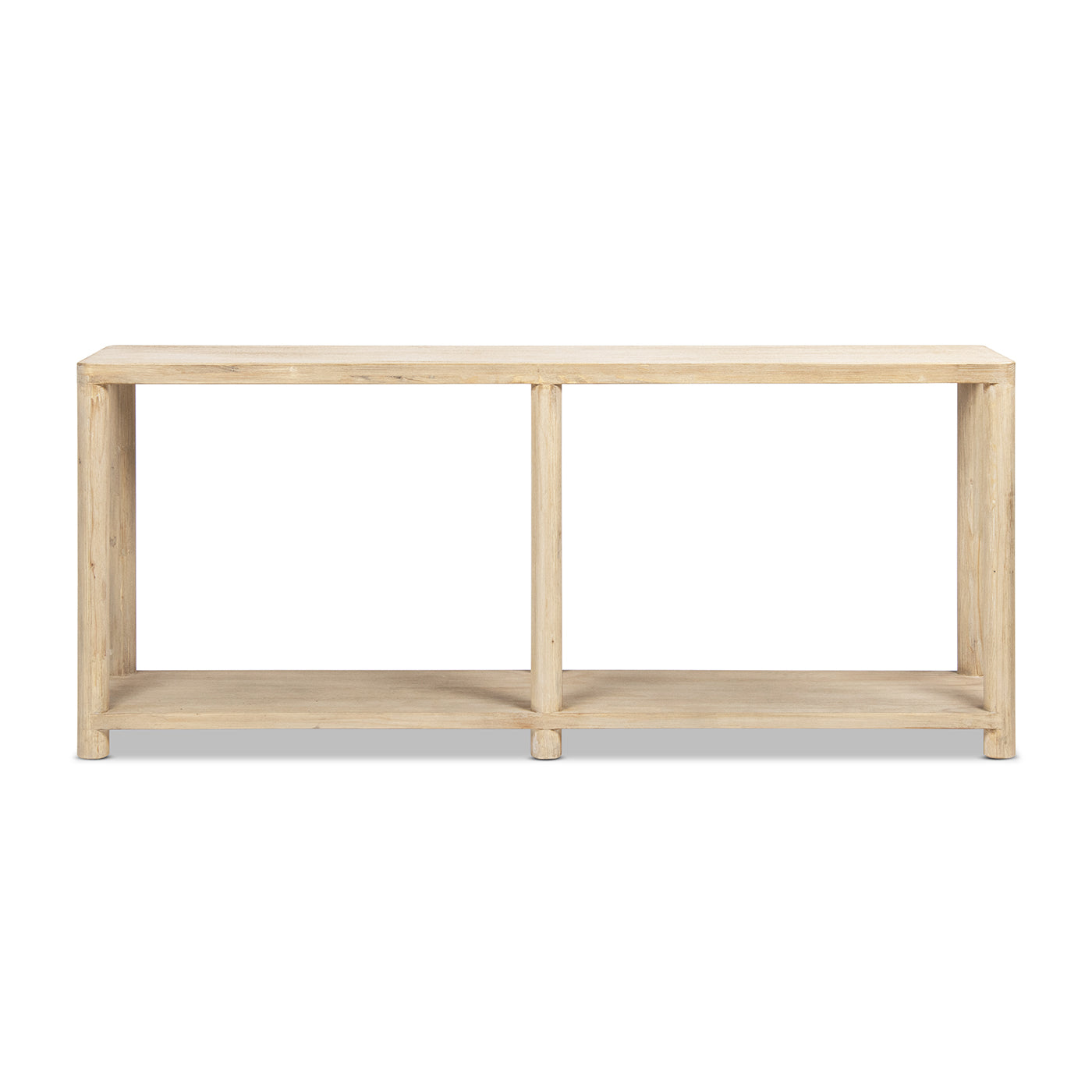 Milo 71" Reclaimed Wood Console Table with Lower Shelf