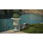 Antique White Italian Urn Planter