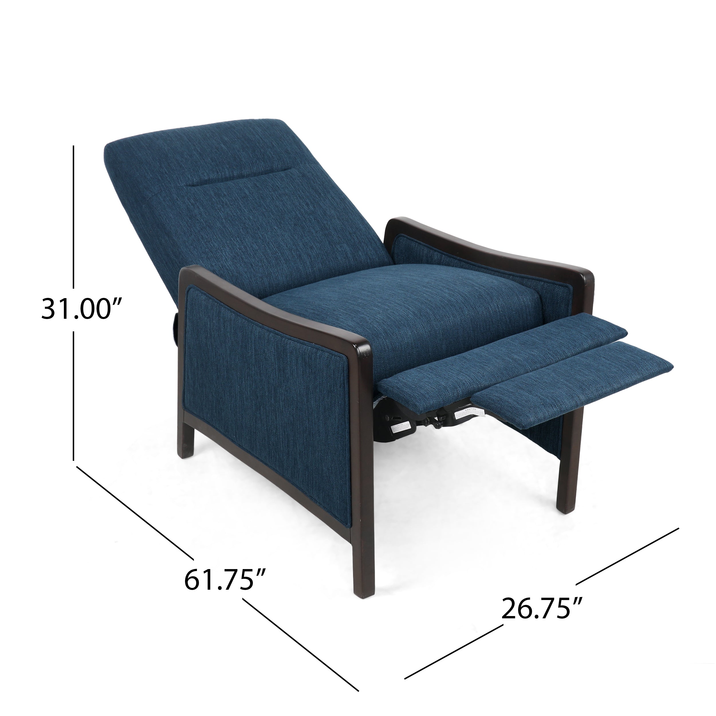 Fabric Recliner Chair – Mid-Century Modern Design