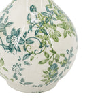 Set of 3 Floral Ceramic Vases