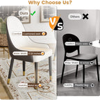 Modern PU Sponge-Filled Dining Chair Set